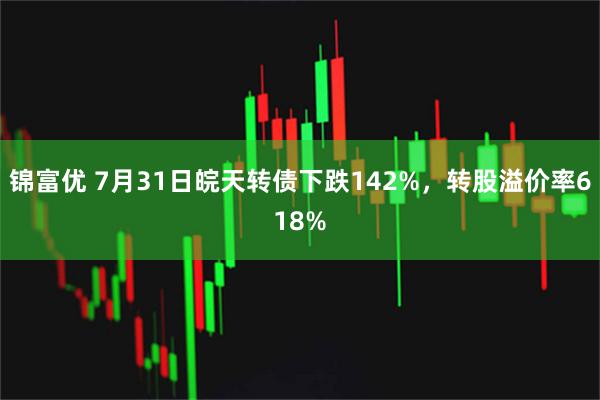 锦富优 7月31日皖天转债下跌142%，转股溢价率618%